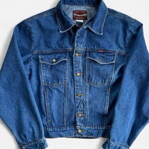 Vintage Men’s Rustler Denim Jean Trucker Work Jacket M